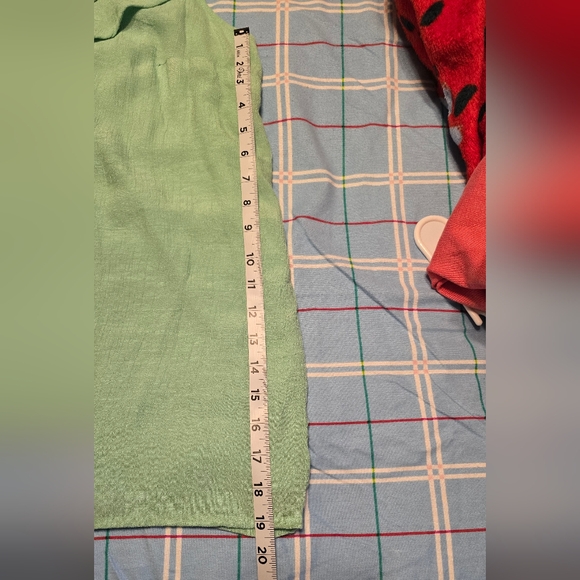 Green One-Shoulder Ruffle Top - Picture 5 of 6